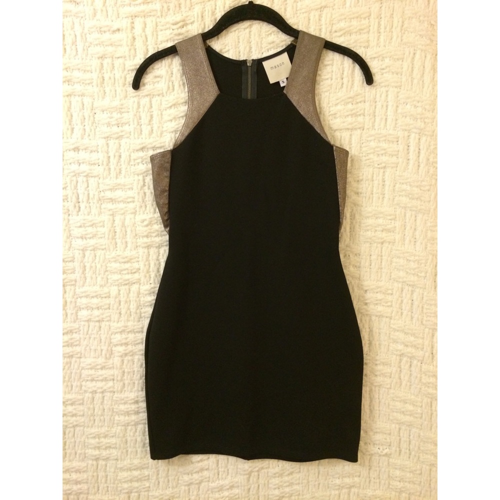 Mason Lambskin Strap Dress
